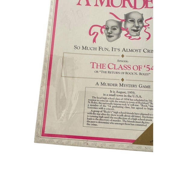 Sealed How To Host a Murder ‘The Class of '54’ Vintage Party Board Game - Picture 2 of 5